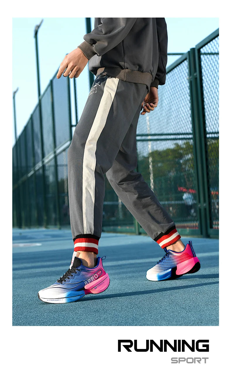Men's Sports Shoes Racing Carbon Plate Marathon Sneakers Light Comfortable Athletic Running Shoes Tennis Cross Training Shoes