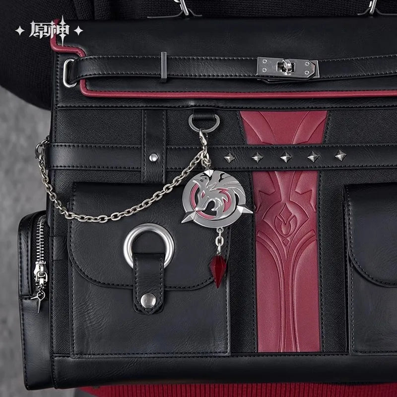 Genshin Impact Wriothesley Anime Cosplay Shoulder Bag – Impression Series Halloween Cartoon Accessories