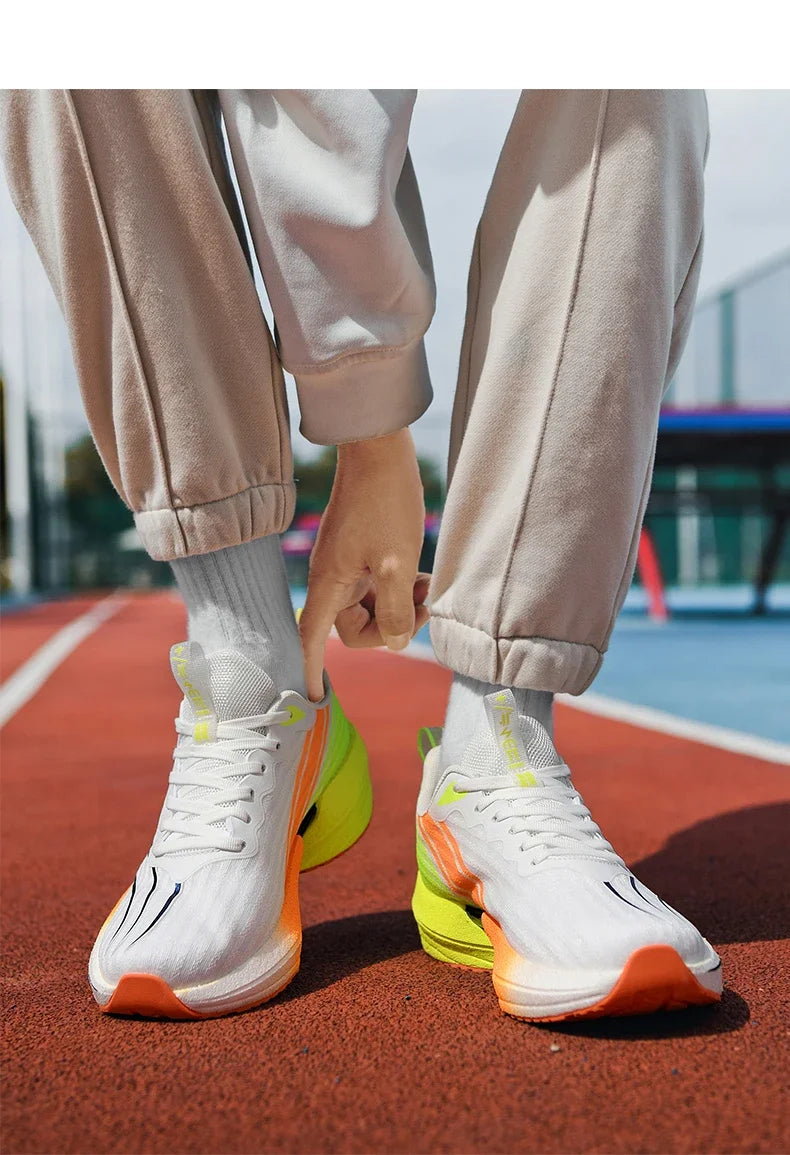 Marathon Sports Running Shoes Men Breathable Lightweight Women's Comfortable Athletic Nonskid Leisure Outdoor Hiking Sneakers