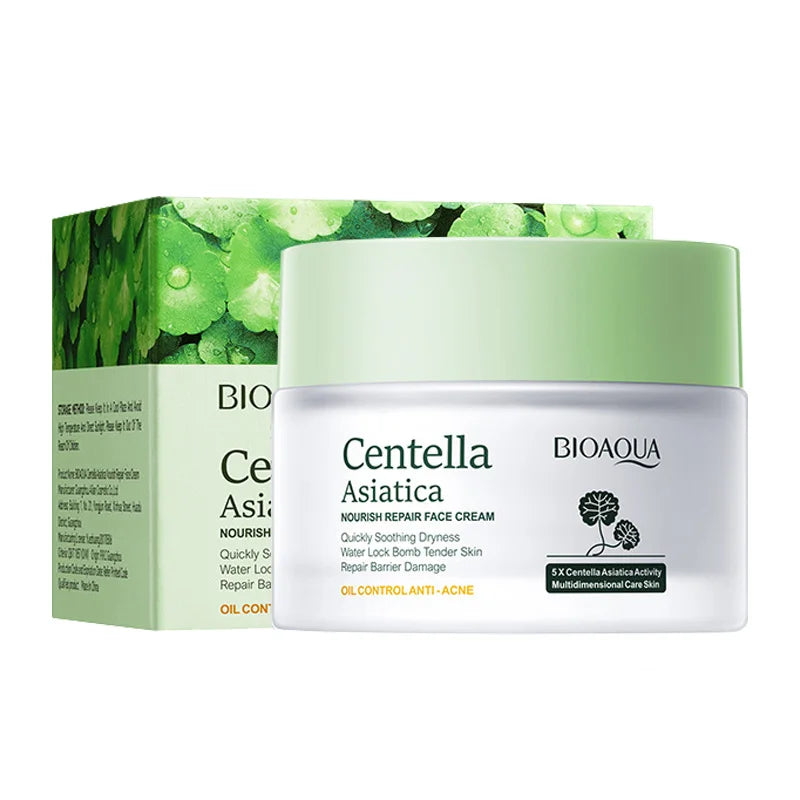 BIOAQUA Centella Asiatica Skin Care Sets Moisturizing Face Cream Anti Dark Circles Anti-aging Eye Cream Travel Size Skin Care