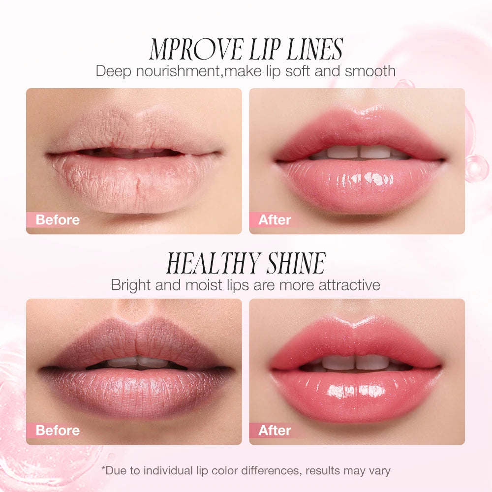 O.TWO.O Color Changing Lipstick 3-in-1 Lip Blam Transferproof Long Lasting Non-Sticky Moisturizing Glossy Shine Lip Gloss Makeup