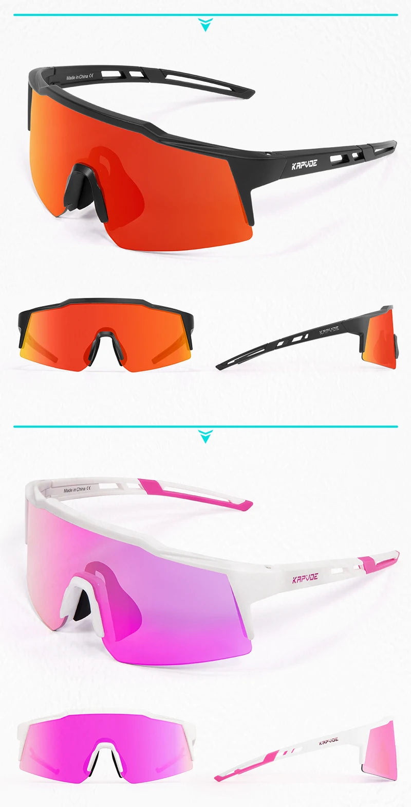 KAPVOE Photochromic Child Sunglasses Bicycle Cycling Glasses Teenagers Sports Glasses Boys Girls Windproof UV400 Goggles