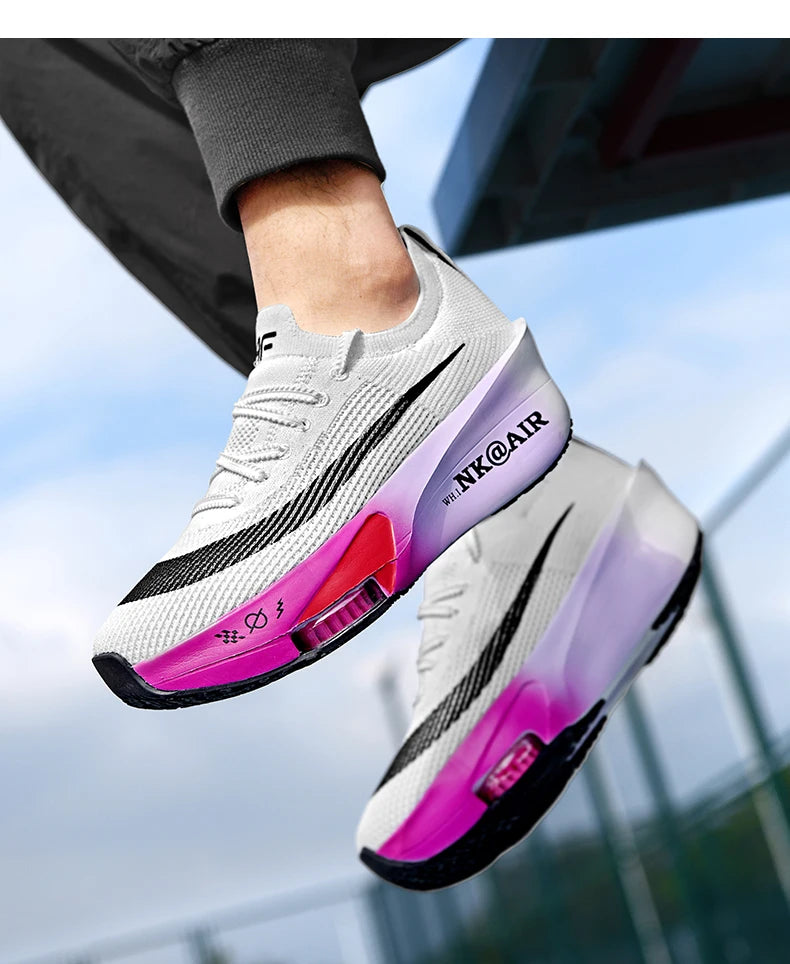 Running Shoes Speciality Air cushion Marathon Men Sports Breathable Lightweight Women's Comfortable Athletic Nonskid Sneakers