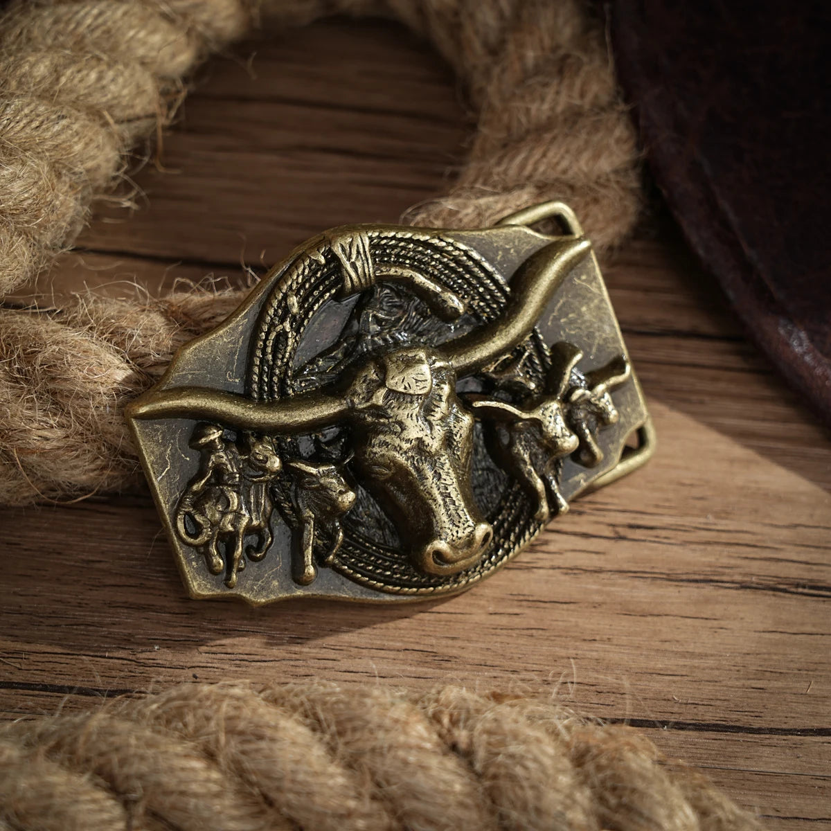 Western Belt Buckle Initial Vintage-Cowboy Rodeo Silver Large Skull Belt Buckle for Men Women