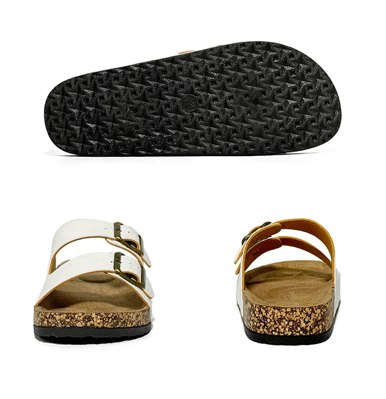 Leather Sandal For Men And Women Beach Sandals 2025 Designer Men's Shoes Women Comfortable Slipper Original Brands Shoes Summer