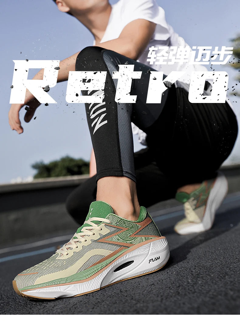Carbon Plate Marathon Men Sports Running Shoes Air Cushion Lightweight Women Athletic Gym Sneakers Hiking Jogging Footwear