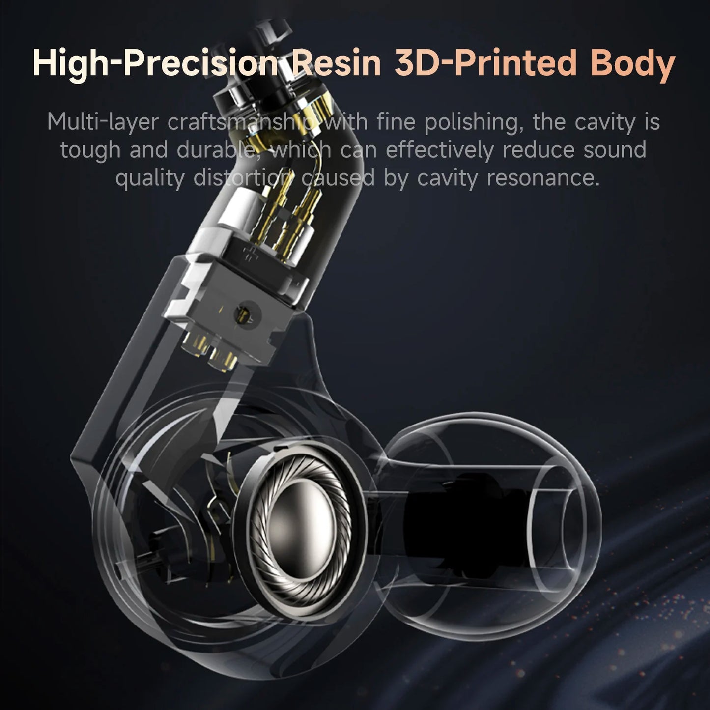 Oneodio Master1 Wired Earphones In Ear 1BA+1DD Hi-Res Monitor Headphones Detachable HiFi Earbuds 3.5mm/Type C With Microphone