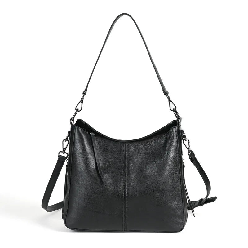 MOTAORA Vintage Cowhide Woman Shoulder Bag For Women's Luxury Large Capacity Handbag Soft Genuine Leather Crossbody Bags New