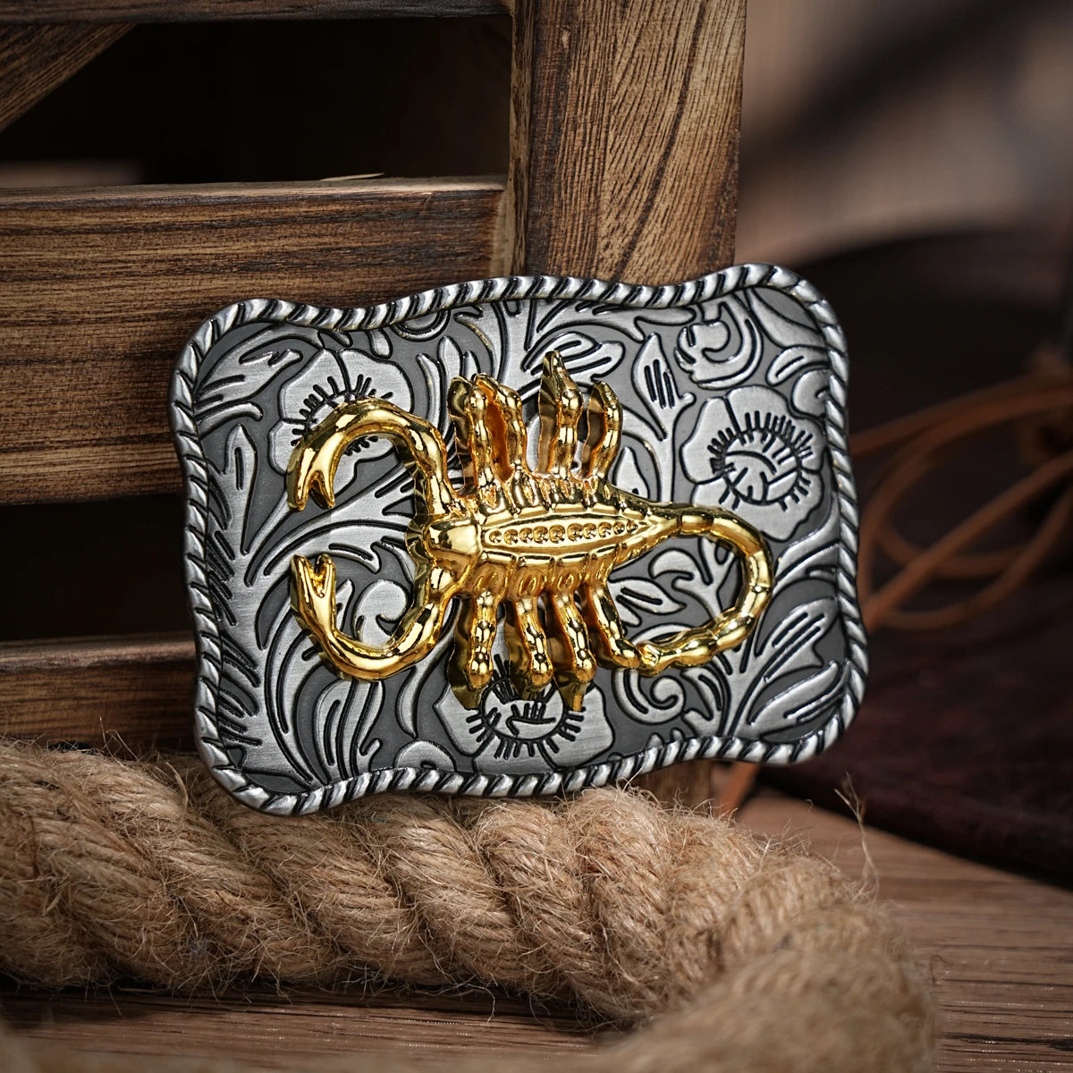 Western Belt Buckle Initial Vintage-Cowboy Rodeo Large Belt Buckle for Men Women