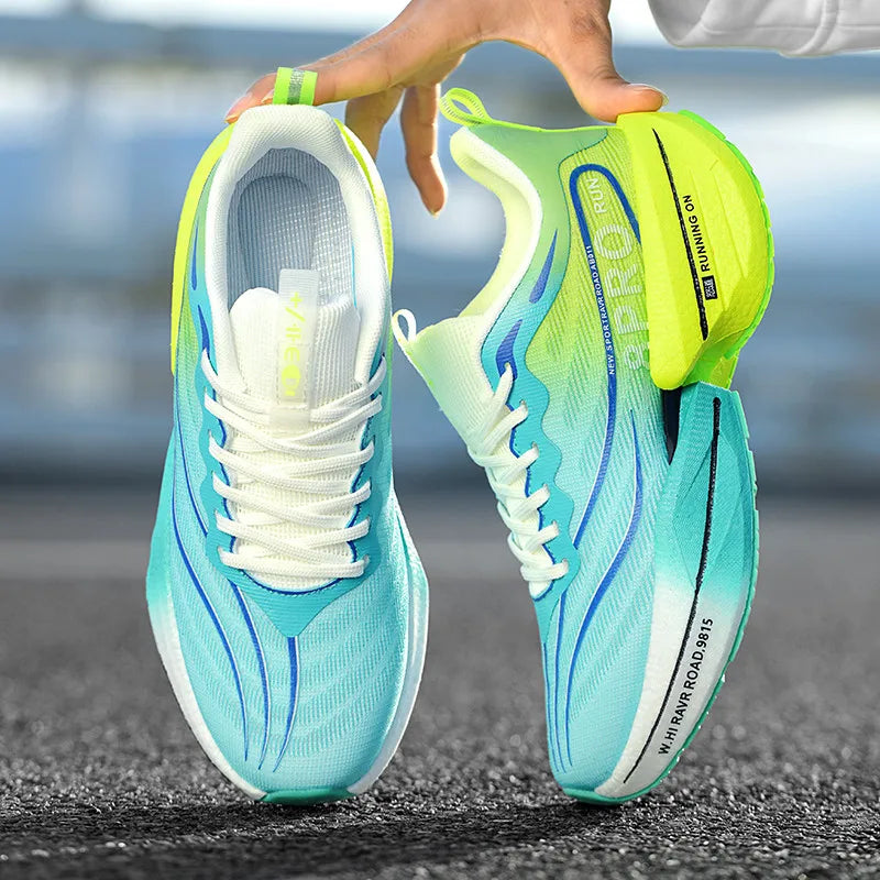 Men's Sports Shoes Racing Carbon Plate Marathon Sneakers Light Comfortable Athletic Running Shoes Tennis Cross Training Shoes