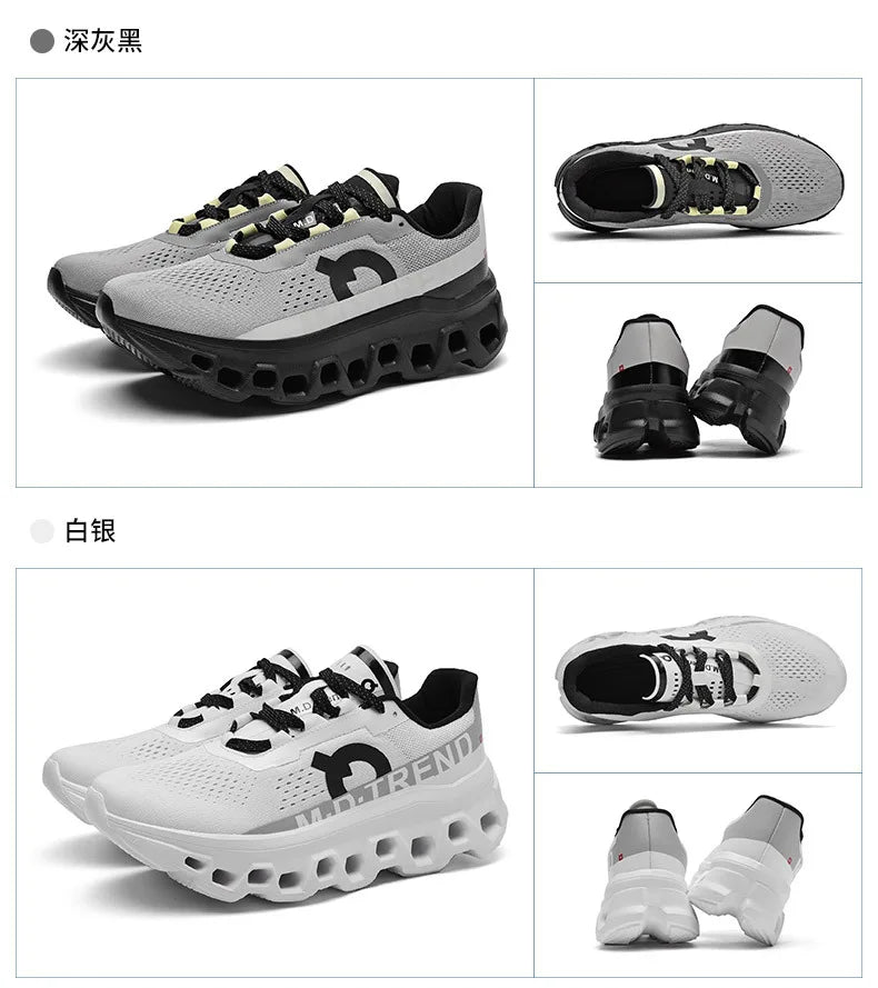 Outdoor Tennis Men Shoes Soft Sole Breathable Casual Sports Shoes Mesh Surface Breathable Cushioned Running Shoes Sneakers