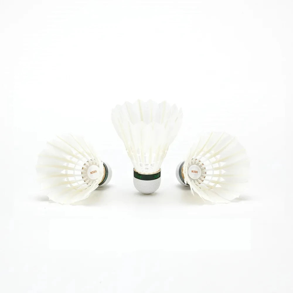 Kawasaki King Kong 500 / Queen 500S Feather Shuttlecock Badminton For Training Racquet Sports Durable Badminton shuttlecocks