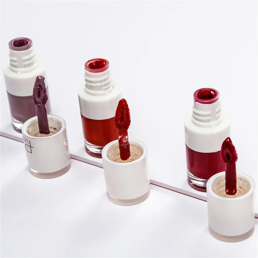1PC Sexy Pink Women's Lipstick 16 Colors Lasting Waterproof Liquid Pencil Matte Liquid Lipsticks Makeups Non-Stick Cup Lip Gloss