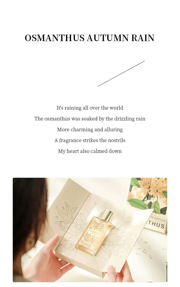 Original Brand Osmanthus Perfume Gift Box Women's Perfume Niche High-end Light Fragrance Long-lasting Fragrance 50ML