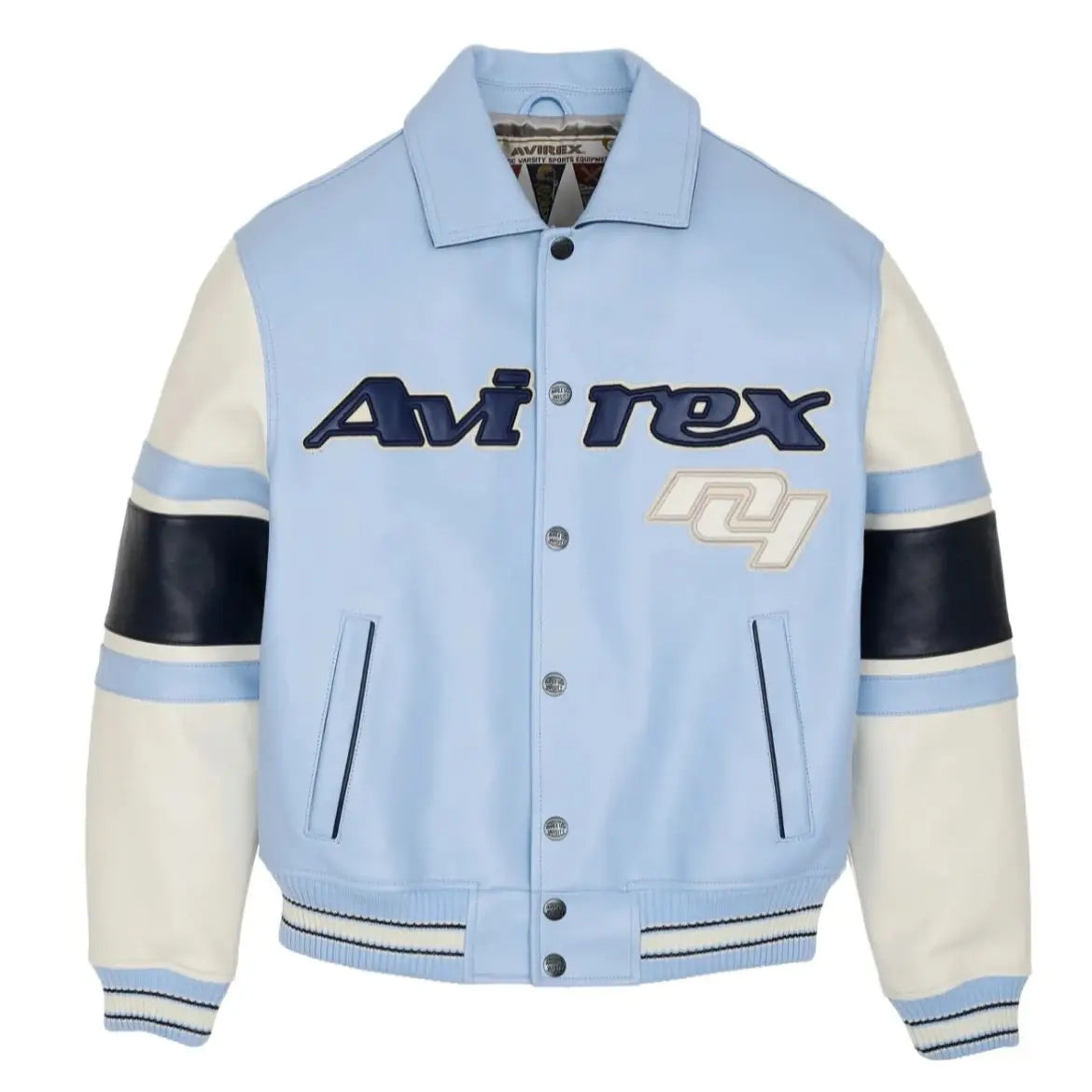 New listing Europe lamb skin embroidery men leather leather jacket American size fashion casual flight suit sheepskin loose coat