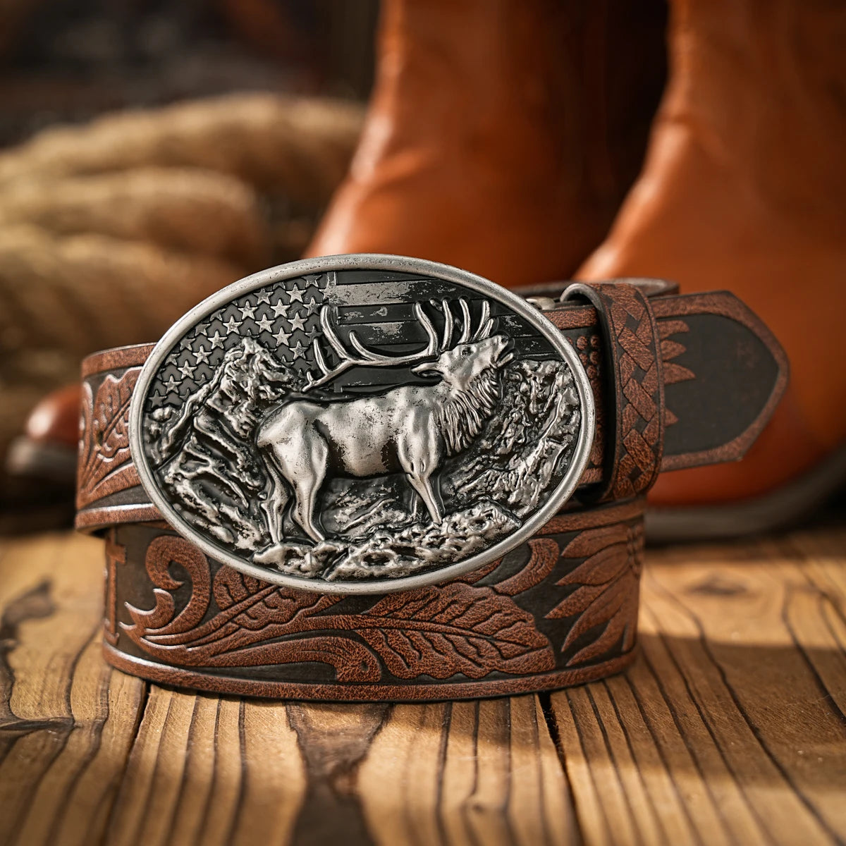 Vintage meets fashion! Alloy buckle PU belt, suitable for both men and women, to create a personalized Western style