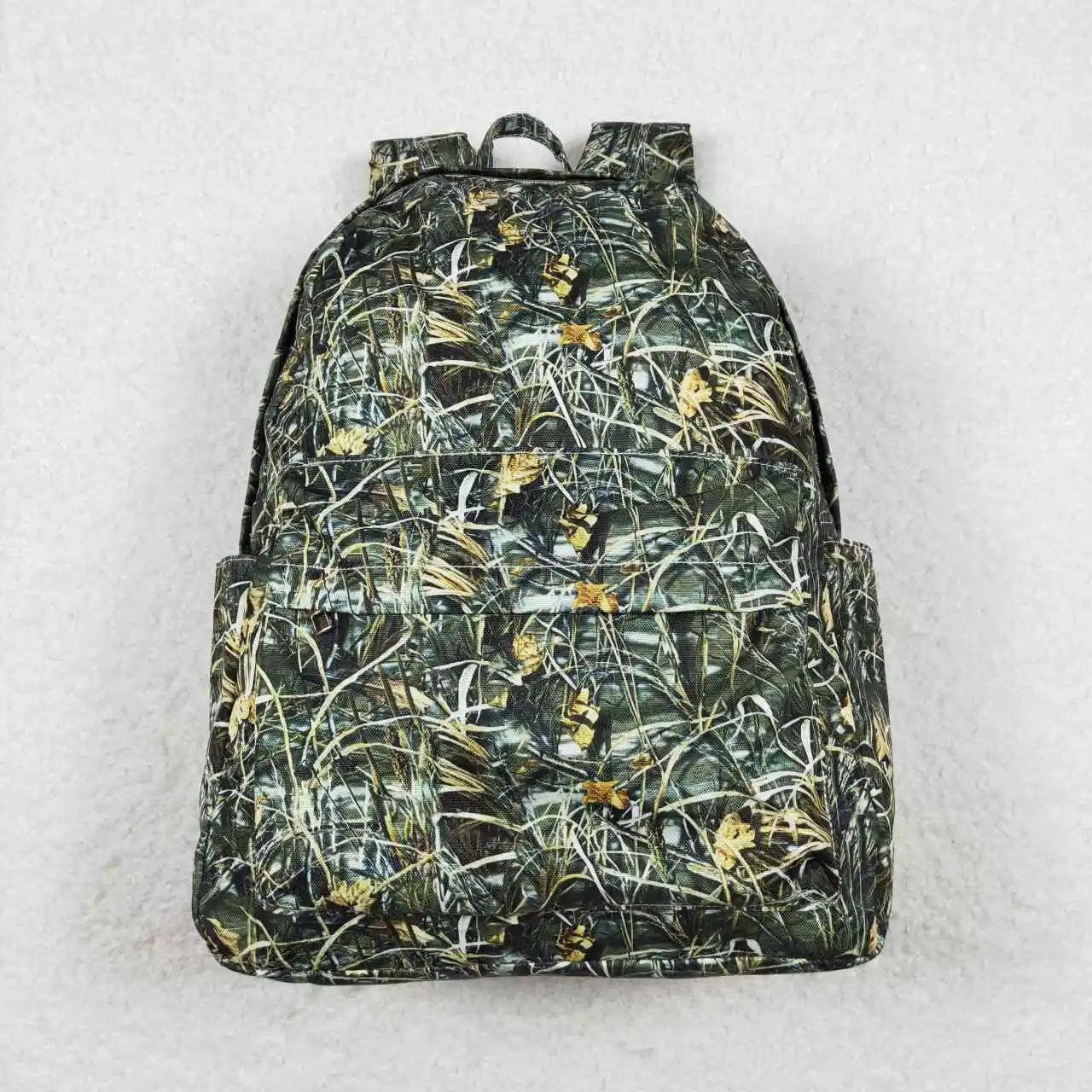 Wholesale Baby Boy Girl Backpack Army Green Camo Duck Print Daypack Toddler Children Outdoor Portable Kids Boutique School Bag