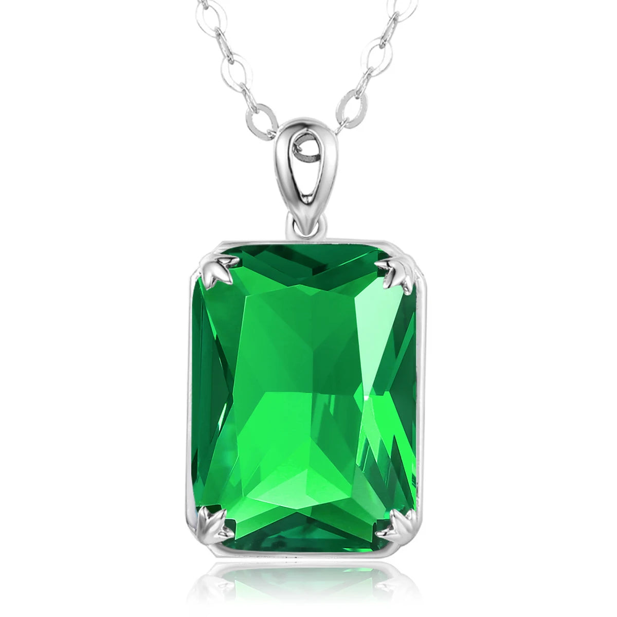 100% Real Silver 925 Necklace Pendant Aquamarine Women Jewelry Birthday Party Banquet Girl Accessories 2022 New Trendy