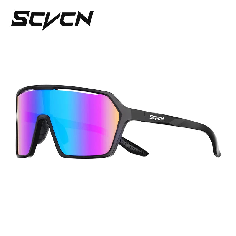 SCVCN Photochromic Sunglasses for Men Cycling Glasses UV400n Women Driving Glasses MTB Road Bike Sport Eyewear Running