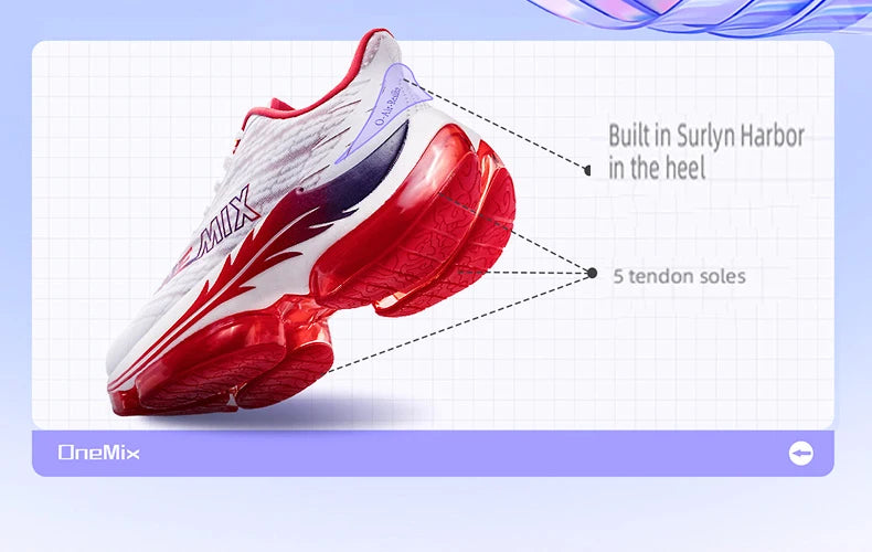 ONEMIX Air Cushion Running Shoes for Women Summer Lightweight Mesh Surface Breathable Sneakers Outdoor Fitness Sport Shoes
