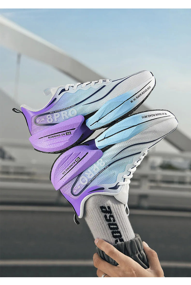Men's Sports Shoes Racing Carbon Plate Marathon Sneakers Light Comfortable Athletic Running Shoes Tennis Cross Training Shoes
