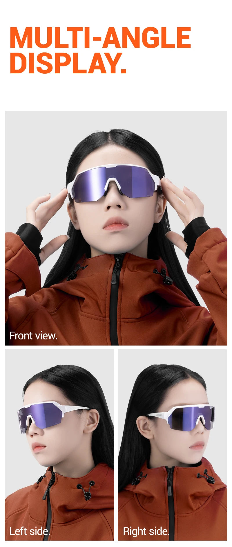 KAPVOE Outdoor Cycling Sunglasses Men MTB Glasses Bike Cycling UV400 Eyewear Women Bicycle New Mountain Sports Hiking Eyewear