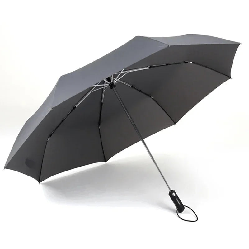 Parachase Large Rain Umbrella Men 120cm Big Folding Automatic Umbrellas Windproof 8K Outdoor Parasol Umbrella Corporation