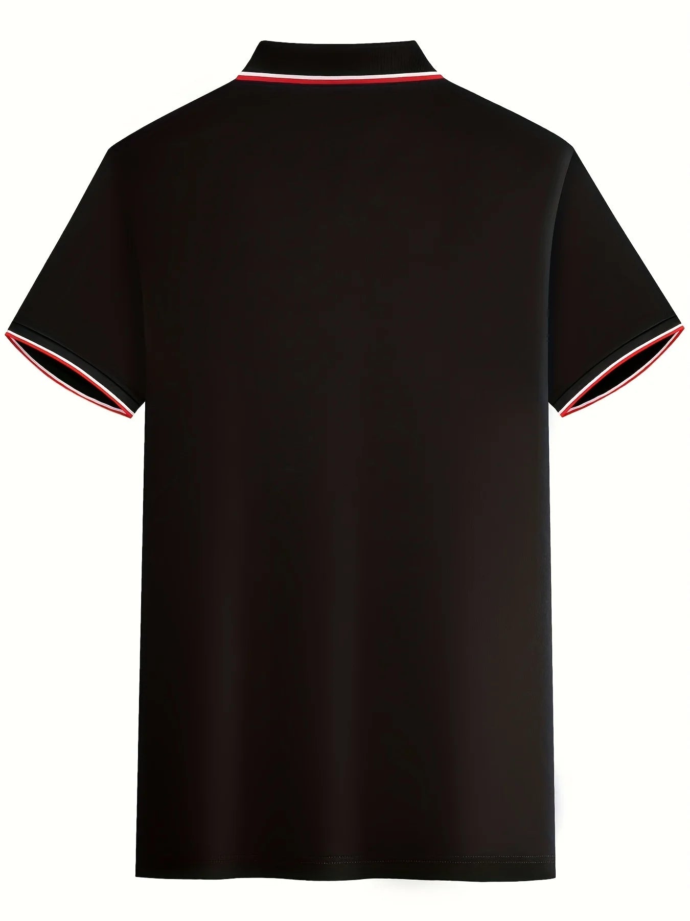 Men’s Summer 100% Cotton Casual Polo Shirt,Loose Fit | Plus Size | Printed Collar | Travel & Everyday Style