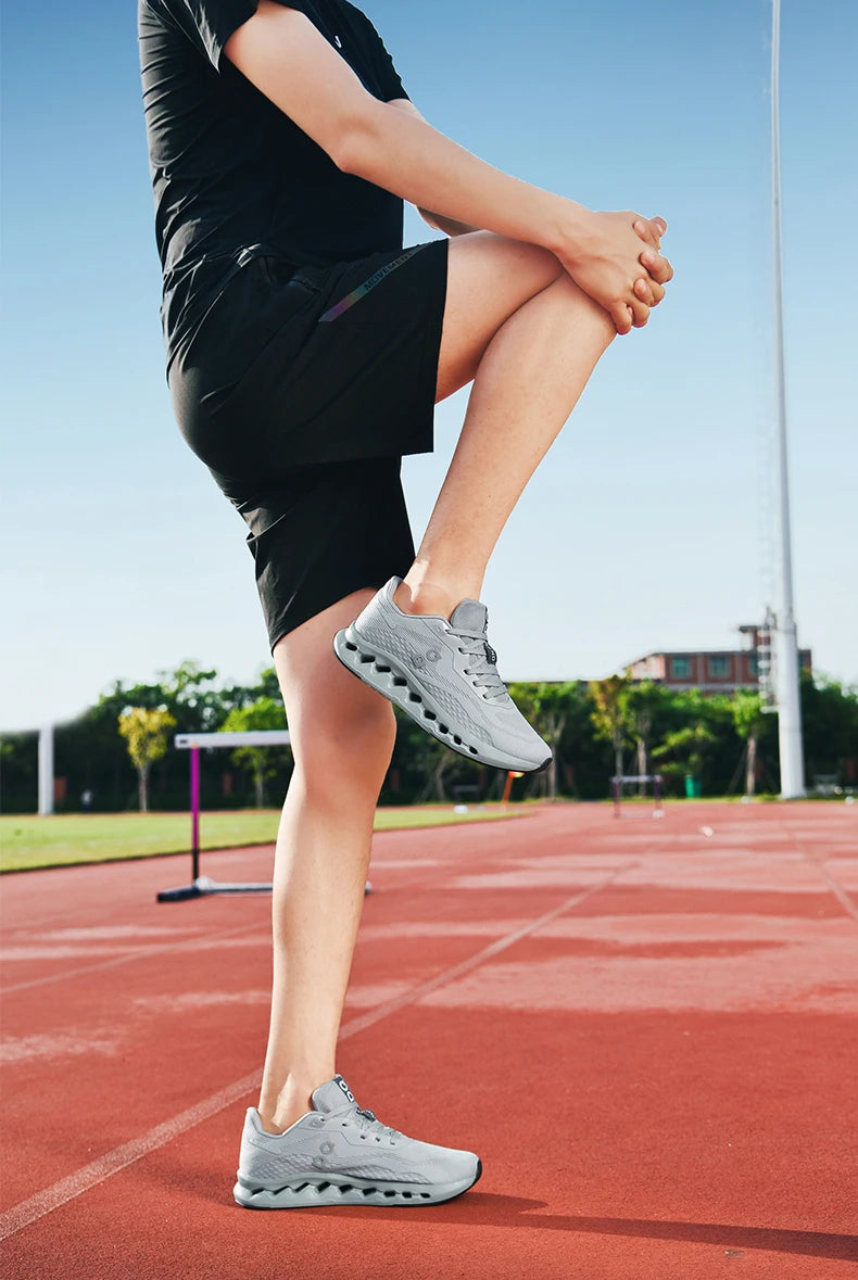 Men’s Lightweight Running Shoes – Breathable, Anti-Slip, Cushioned Mesh Sneakers Description