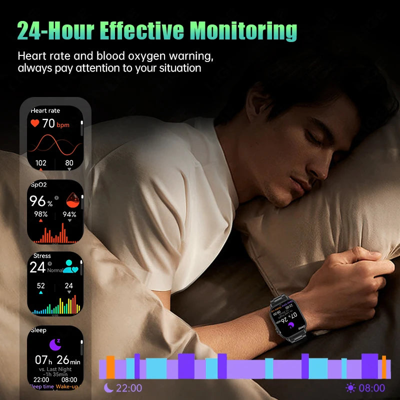 LIGE NEW GPS Smart Watch Men Compass Sports Fitness Bluetooth Call IP68 Waterproof Men Women Smartwatch For Xiaomi HUAWEI iPhone