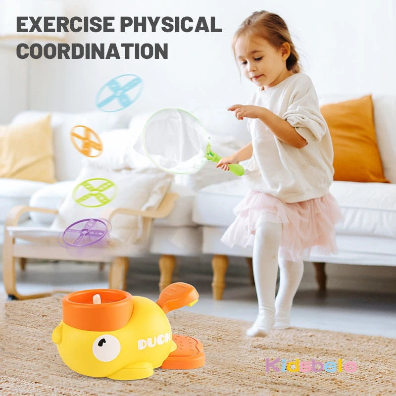 Flying Disc Shooters Duck Saucer Outdoor Yard Shooting and Catching Sport Training Educational Garden Game Kids Flying Disc Toy