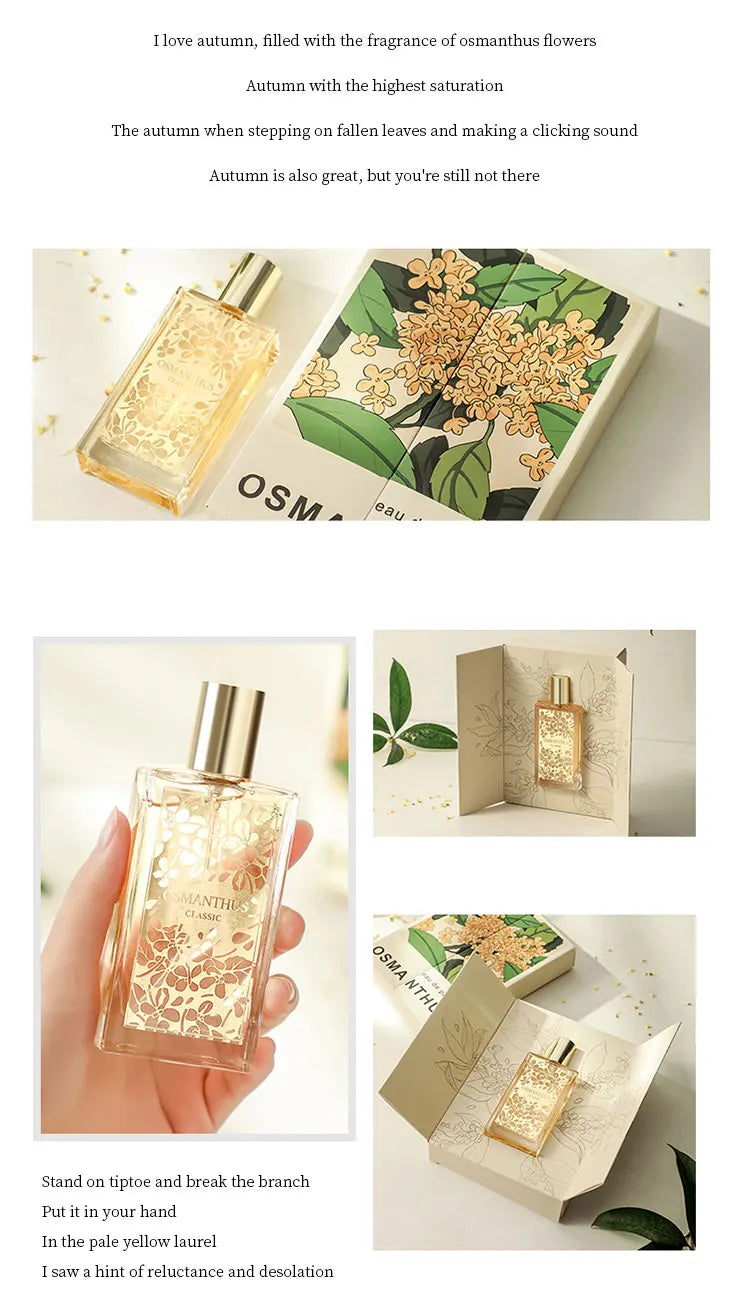 Original Brand Osmanthus Perfume Gift Box Women's Perfume Niche High-end Light Fragrance Long-lasting Fragrance 50ML
