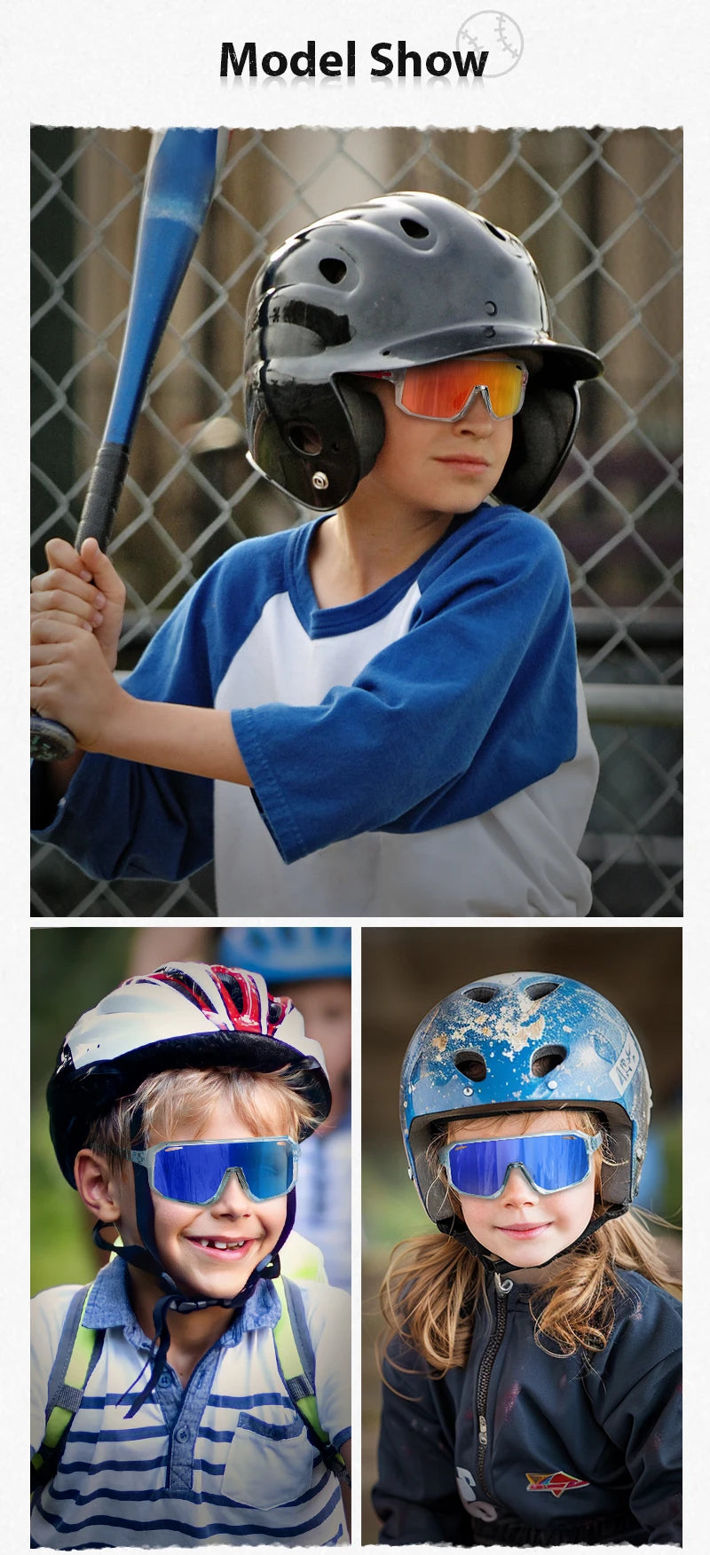SCVCN New Outdoor Boys Bike Cycling Eyewear Child Sunglasses Teenagers Bicycle Cycling Glasses Kids Sports UV400 Girls Goggles