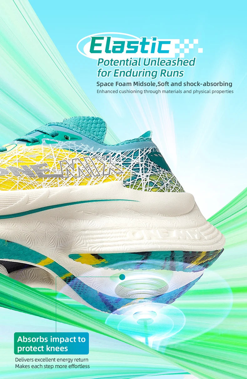 ONEMIX 2025 New Carbon Plate Marathon Running Shoe Pro Tests Stable Support For Shock-absorbing Ultralight Bounce Sneakers