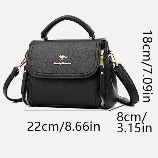 High Quality Soft Leather Tote Bag Fashion New Solid Ladies Purses and Handbags Large Capacity Shoulder Croosbody Bag for Women