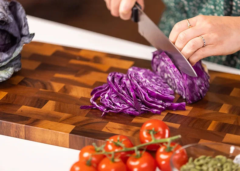 Cutting Board Double-sided Using Premium Acacia Wood Splicing Chopping Board Drain Water And Damp-proof Kitchen Tools