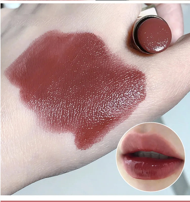 Silky Glossy Lipstick Gege Bear Pump Lips Moisture Water Bomb Comfortable Ultra Sheen Non-Stick Cup Lip Balm