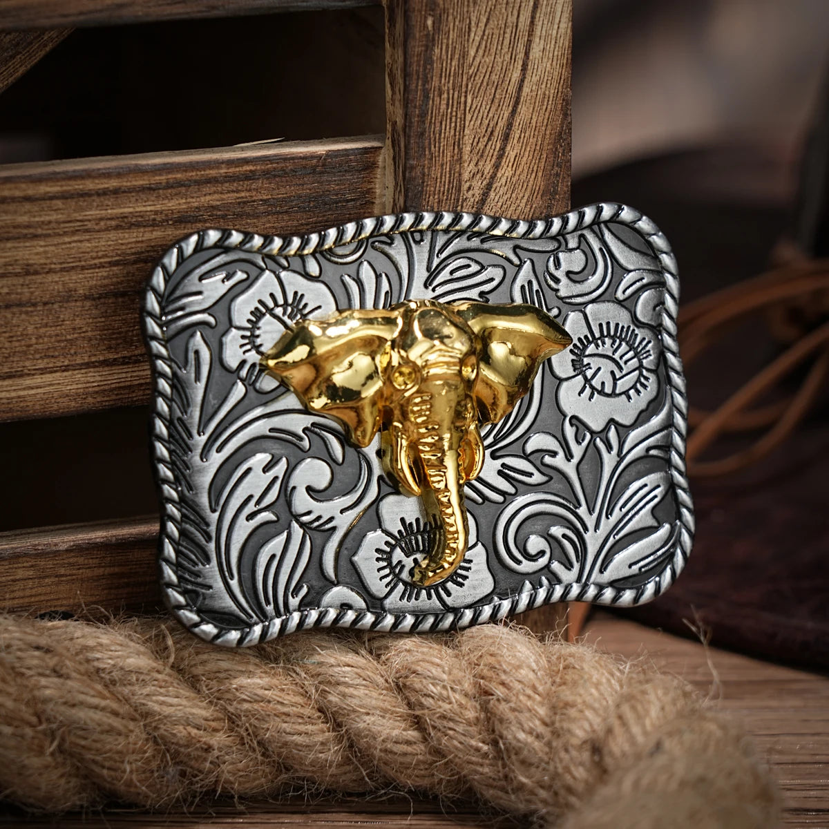 Western Belt Buckle Initial Vintage-Cowboy Rodeo Large Belt Buckle for Men Women