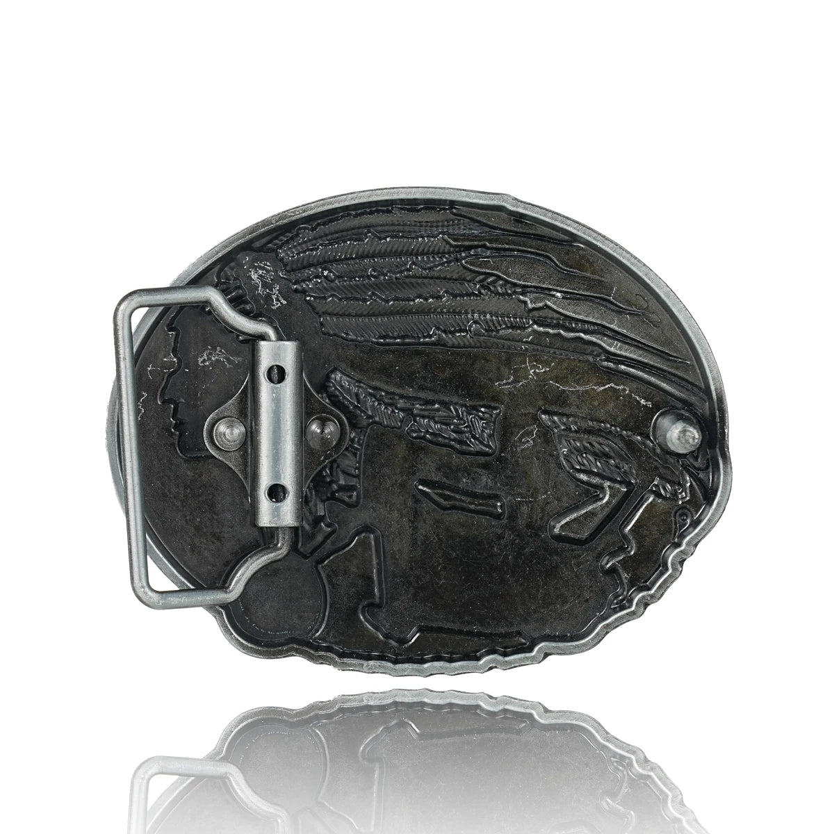 Western Cowboy Return to the ancients belt buckle - stylish and unique stylish waist accessory Men and women