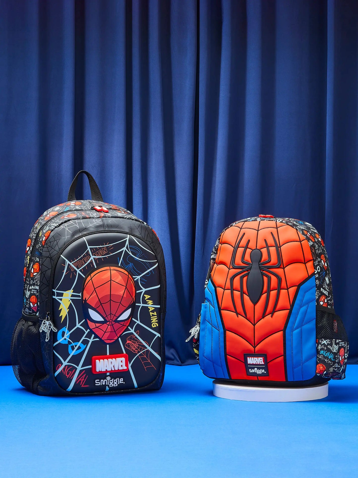 Smiggle Marvel Spider-man Children Stationery Student School Bag Lunch Bag Lunch Box Wallet Pencil Box Water Cup Student Gift