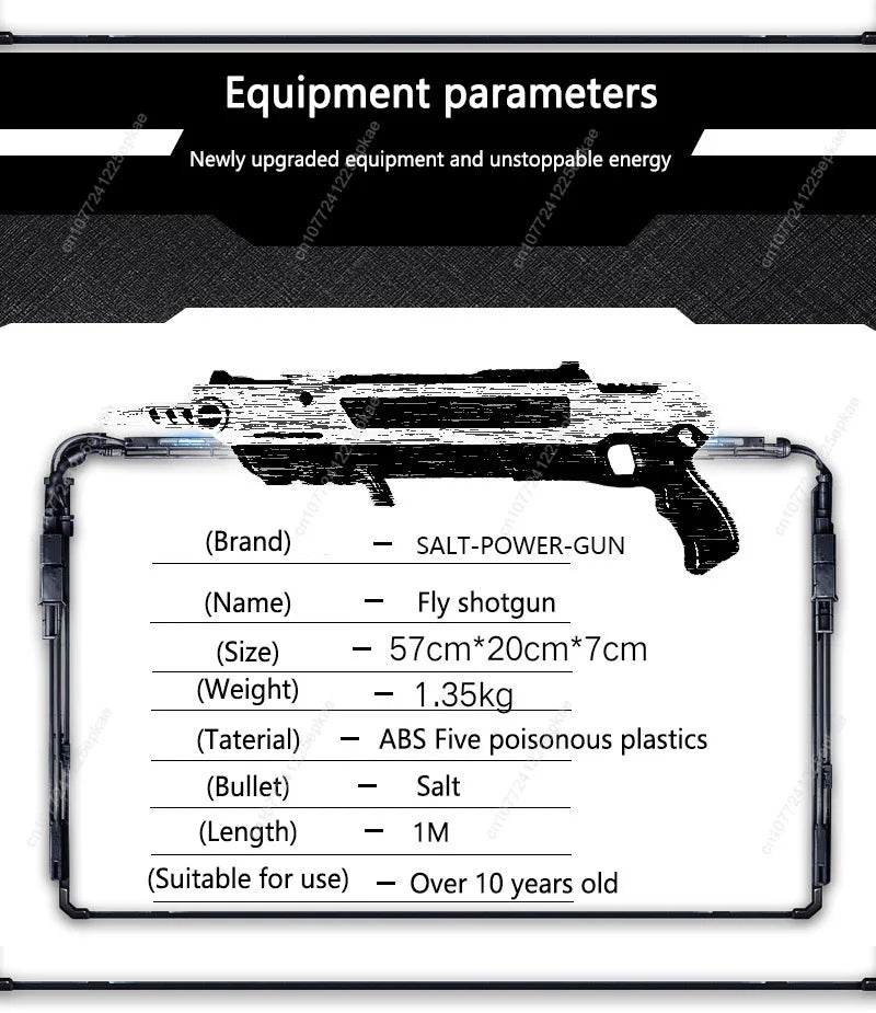 New 3.0 Laser Aiming Manual Salt Bullet Fly Gun Children's Toys Adult Toys Salt Bullet Mosquito Killer Gun