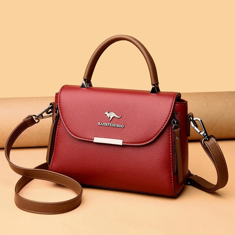 High Quality Pu Leather Casual Crossbody Shoulder Bags for Women 2023 New Luxury Purses and Handbags Women Bags Designer Totes