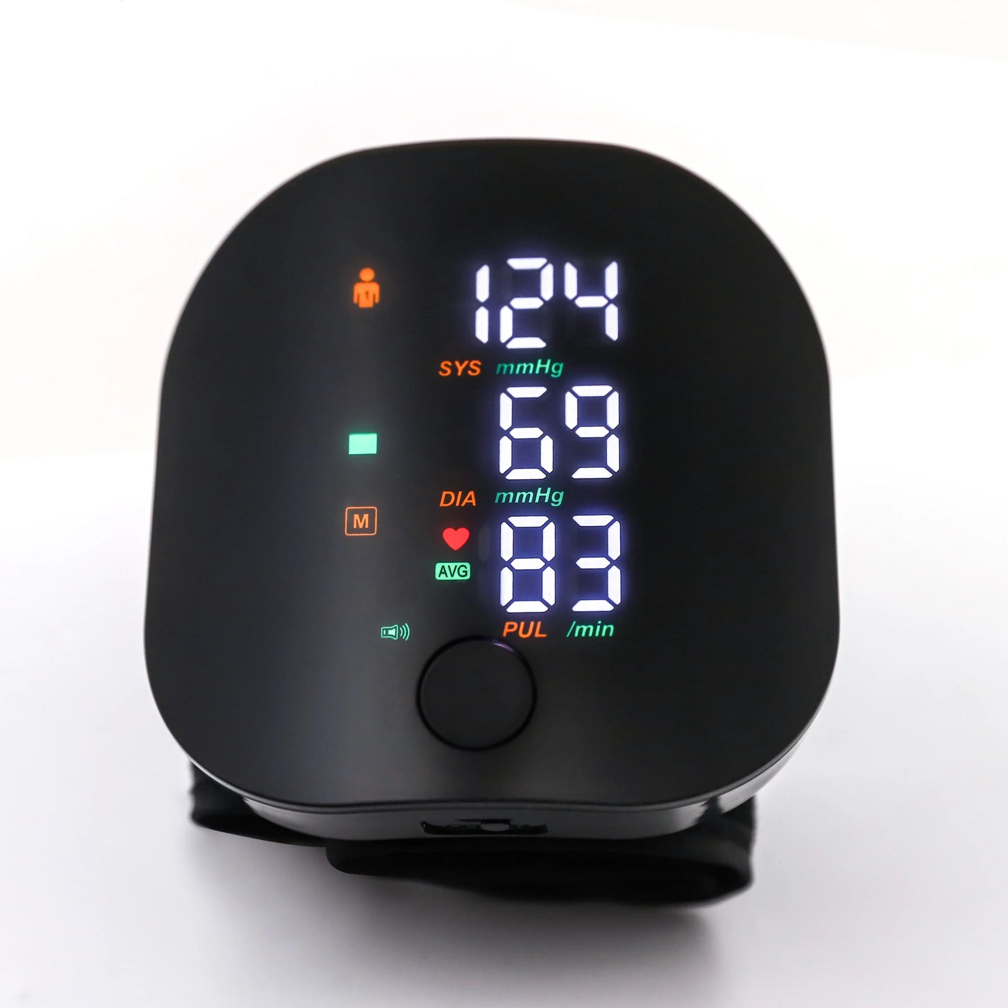 🖤 LINGKUN Wrist Blood Pressure Monitor,
LED Display | Fast Measurement | Digital Tensiometer | Heart Rate | USB Rechargeable