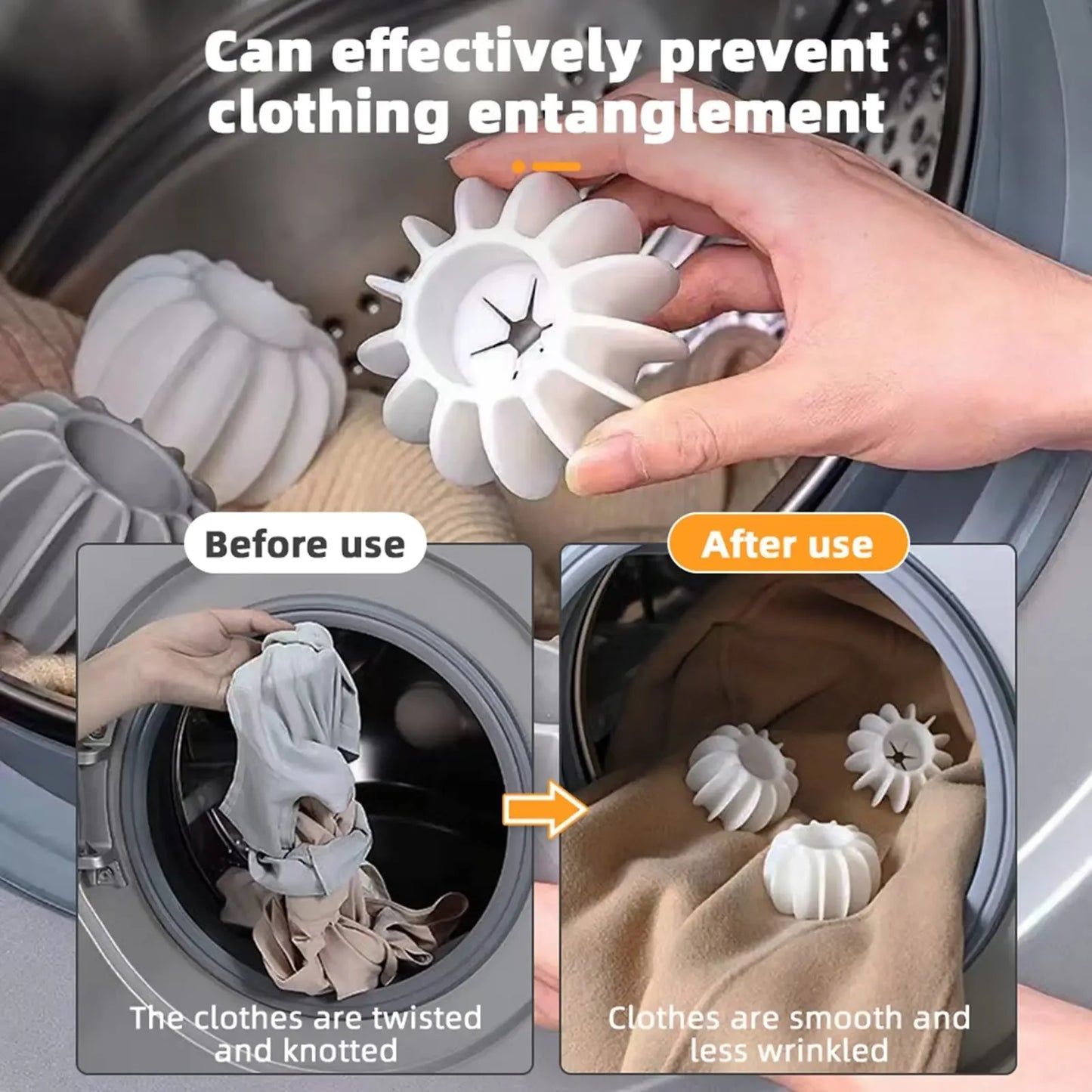 Laundry Ball Reusable Clothes Hair Cleaning Tool Pet Hair Remover Washing Machine Cat Hair Catcher Laundry Ball