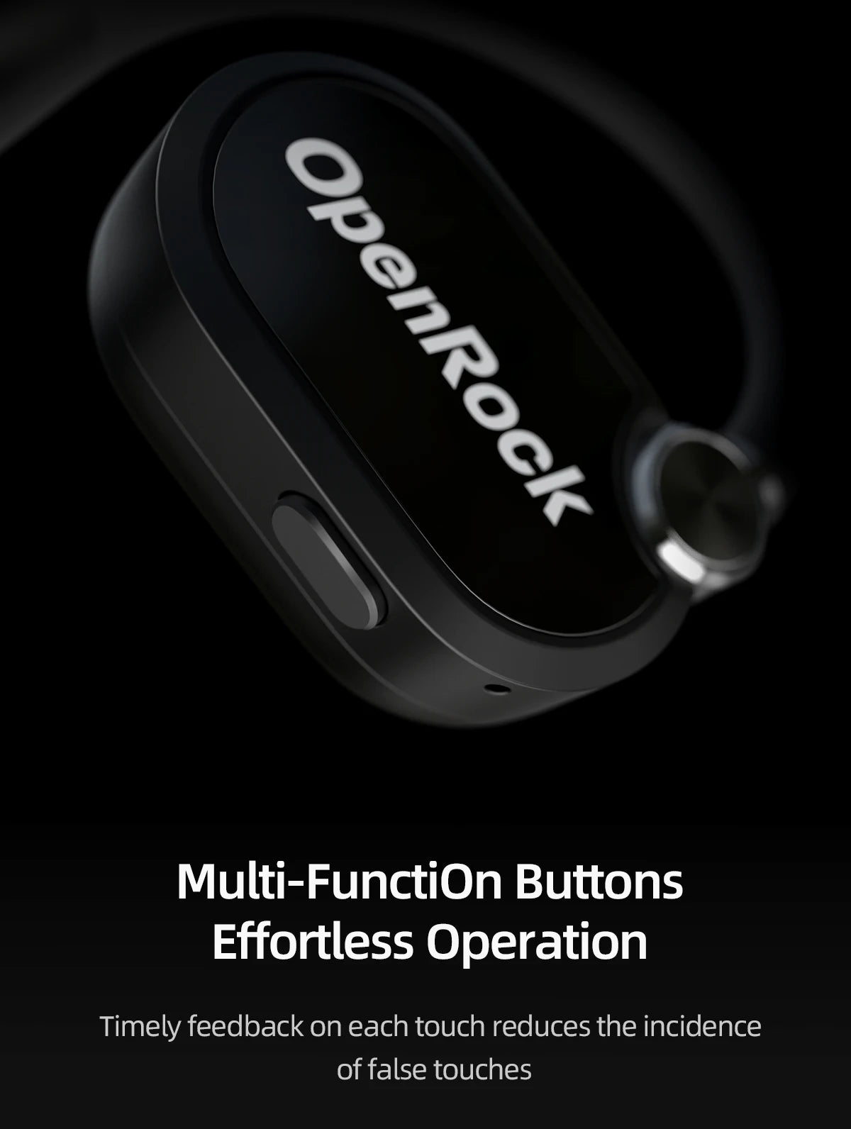 Oneodio OpenRock X Open Ear Headphones Bluetooth 5.3 Wireless Earphones OWS Air Conduction Sports Earbuds With 4 ENC Mic APP 48h