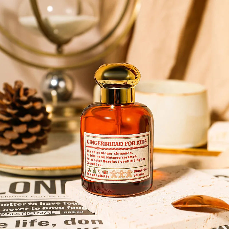 New Gourmet Musk Eau De Toilette Spray - Milk Gingerbread, Floral Bergamot Woody Scents, Tempting, Daily & Gift, Top Seller