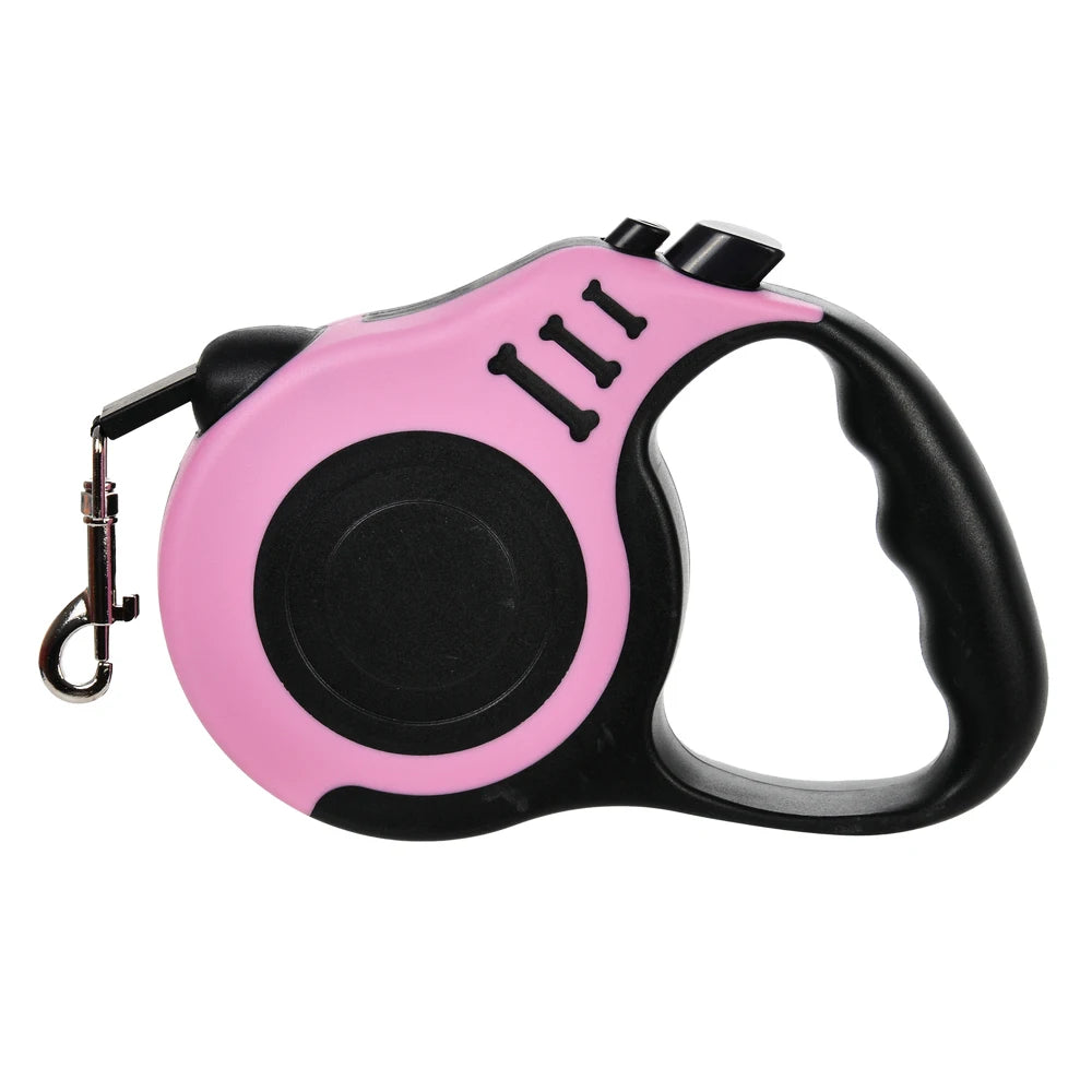 3m 5m Dog Leash Lead For Small Medium Dogs Cats Automatic Retractable Strong Nylon Puppy Traction Rope Chihuahua Pet Supplies