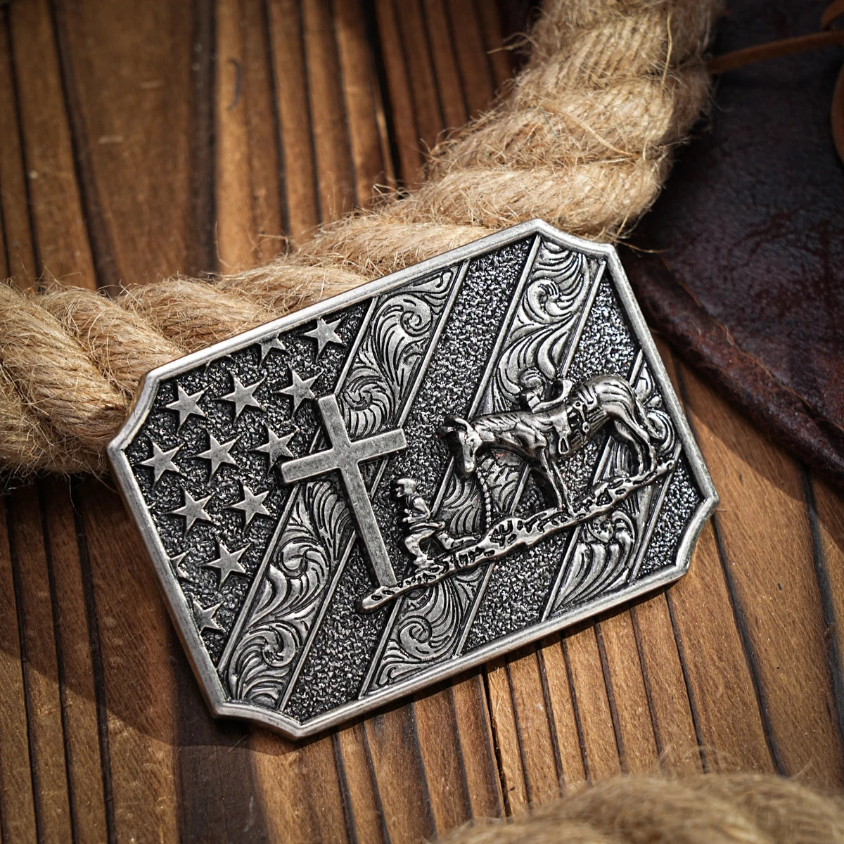Western Cowboy letter belt buckle - stylish and unique stylish waist accessory