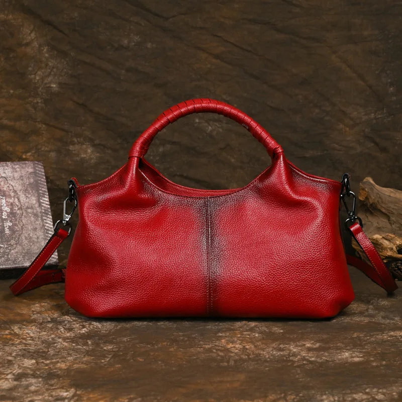 MOTAORA Large Capacity Women's Genuine Leather Handbag Casual Woman Tote Bag Soft Designer Luxury Solid Ladies Handbags 2025 New