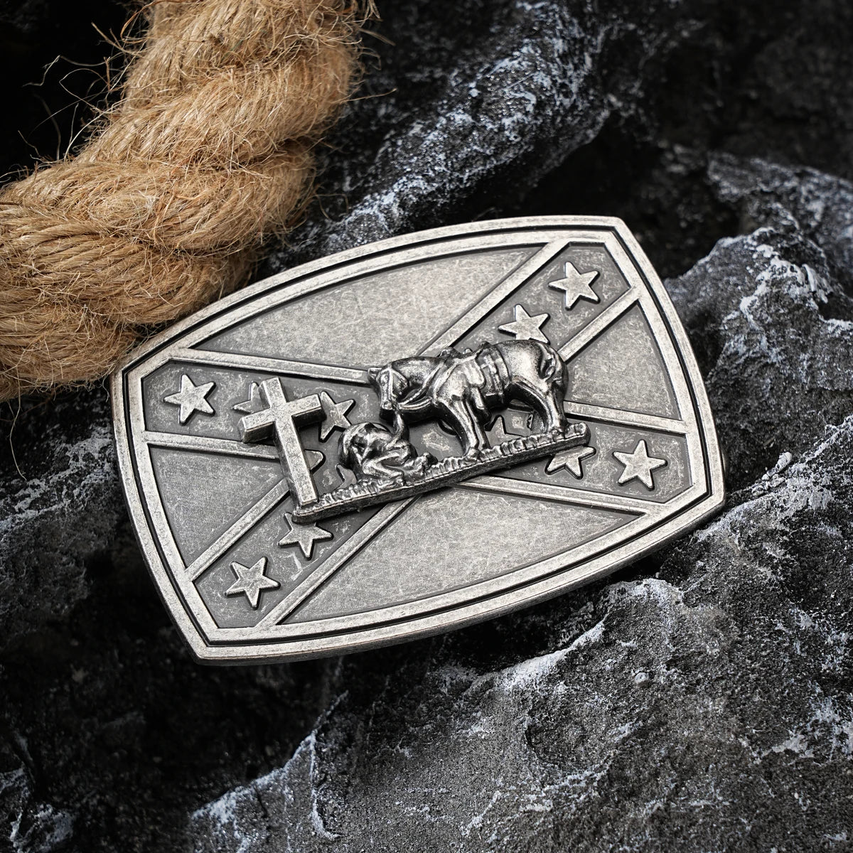 Western style plate buckle belt metal buckle one belt buckle